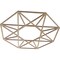 Ekena Millwork Guardian Wood Fretwork Pierced Ceiling Medallion, Hickory, 24"OD x 9 3/8"ID x 3/8"T CMWP24X24X0375GDHI - alternate 3